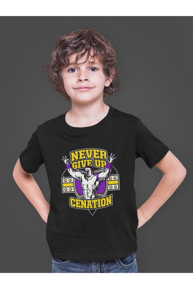 John Cena Never Give up Motivational Kids T-Shirt T-Shirt