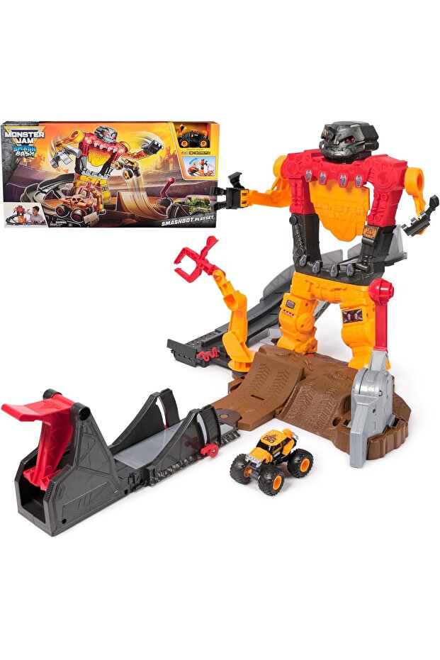 1:64 Smash & Bash SmashBot Playset Toy (Ages 3+)