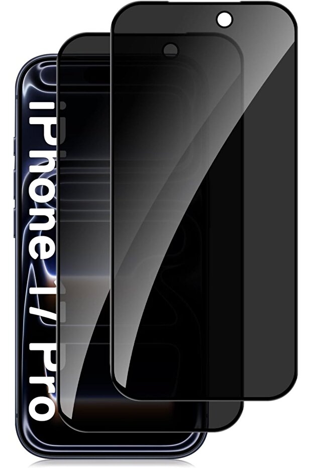 Iphone 17 pro compatible right-hand view non-see-through phantom filter screen protector - 1
