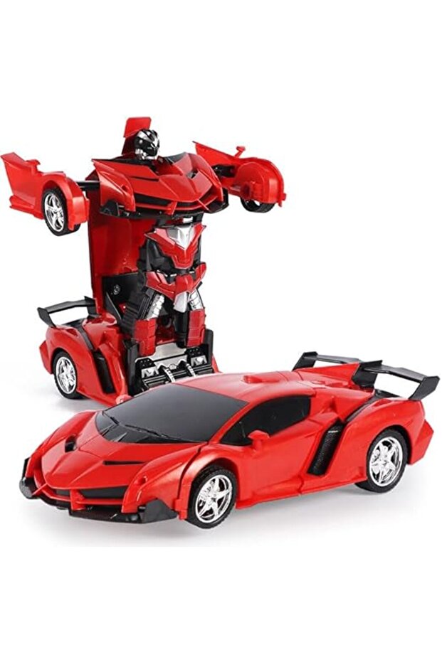 Deformable Remote-controlled Car, Remote-controlled Deformable Robot,with LED Light,360° Rotating - 1