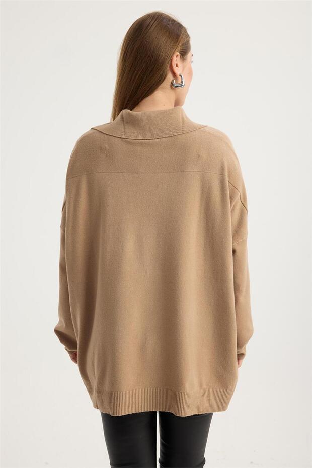 Geniş Kesim Triko - 5