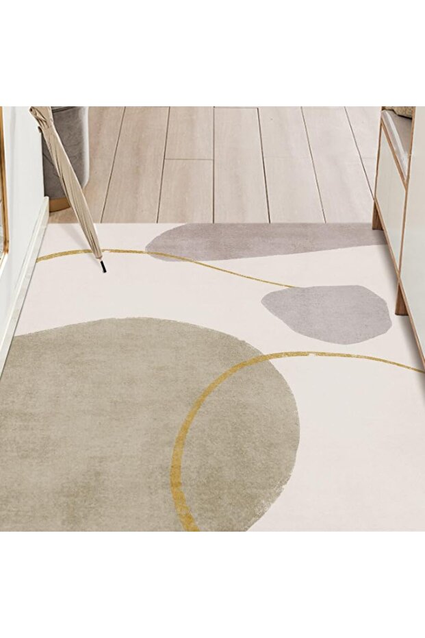 Modern Minimalism Area Rug Non-Slip Soft Decorative Carpet 80X120CM (Vertical)