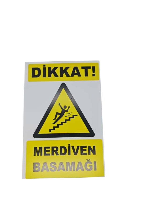 Attention Stairs Step Sheet – 5 mm Foil Printing on Decote Warning Sign 20 cm × 30 cm