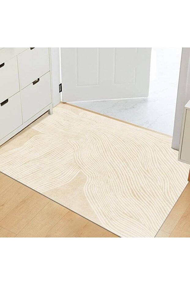 Modern Minimalism Area Rug Non-Slip Soft Decorative Carpet 60X120CM (Horizontal)
