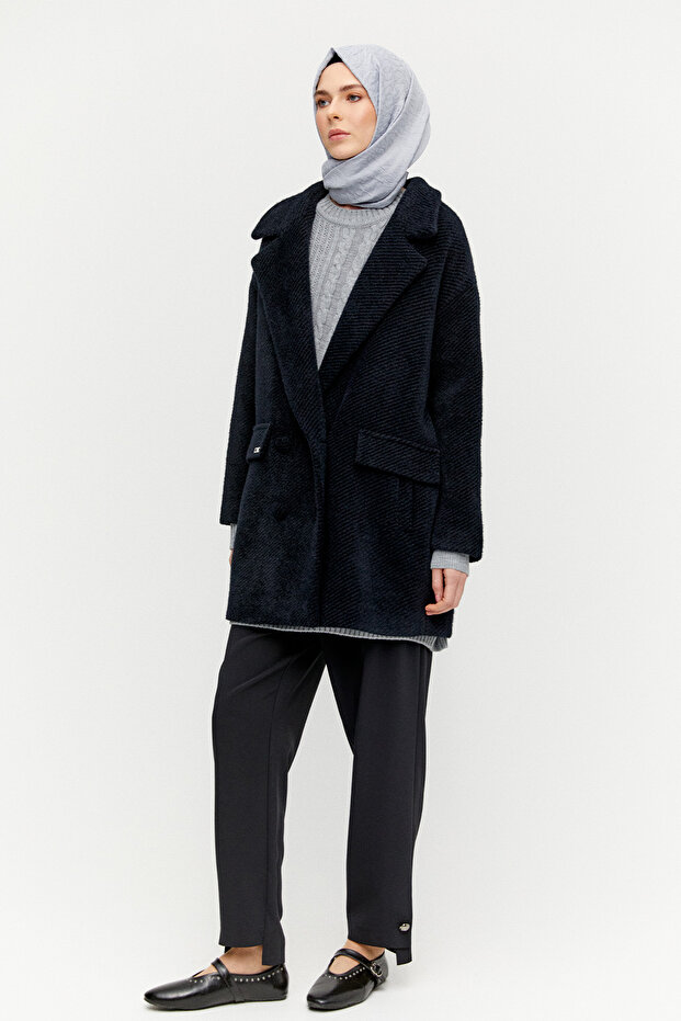 Kısa Oversize Kaban - 1