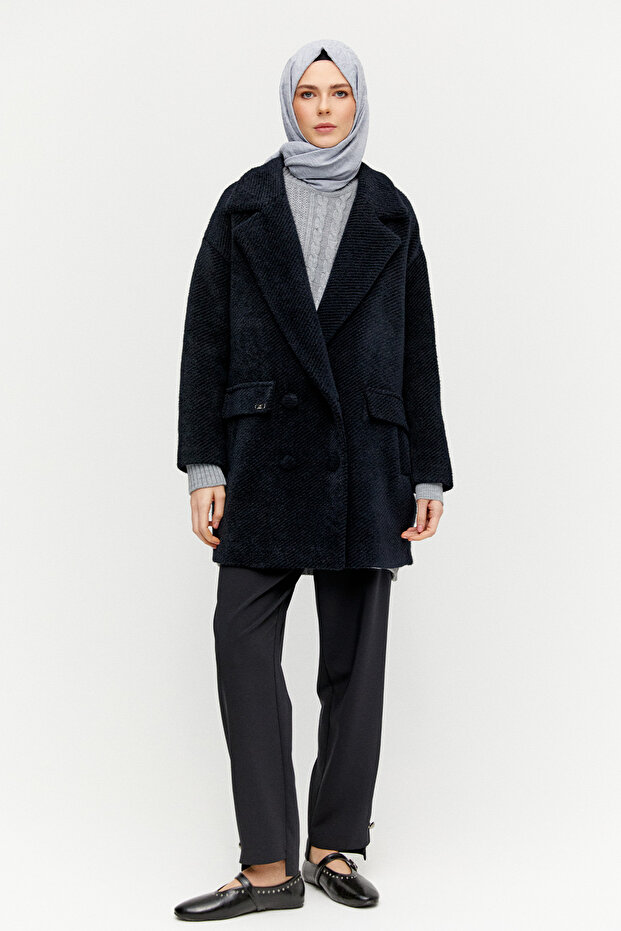 Kısa Oversize Kaban - 2