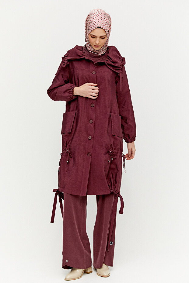 Denizci Yaka Stoperli Kap - 2