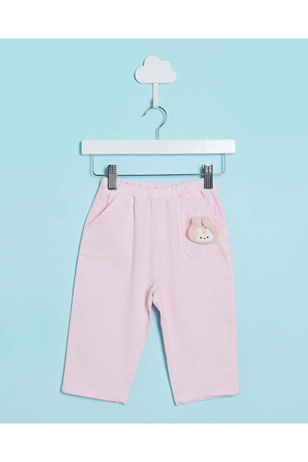 Infant Girls Pink Embellished Trousers