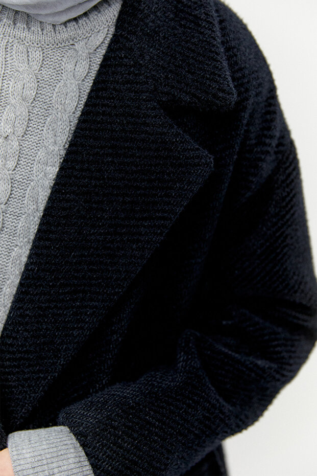 Kısa Oversize Kaban - 5