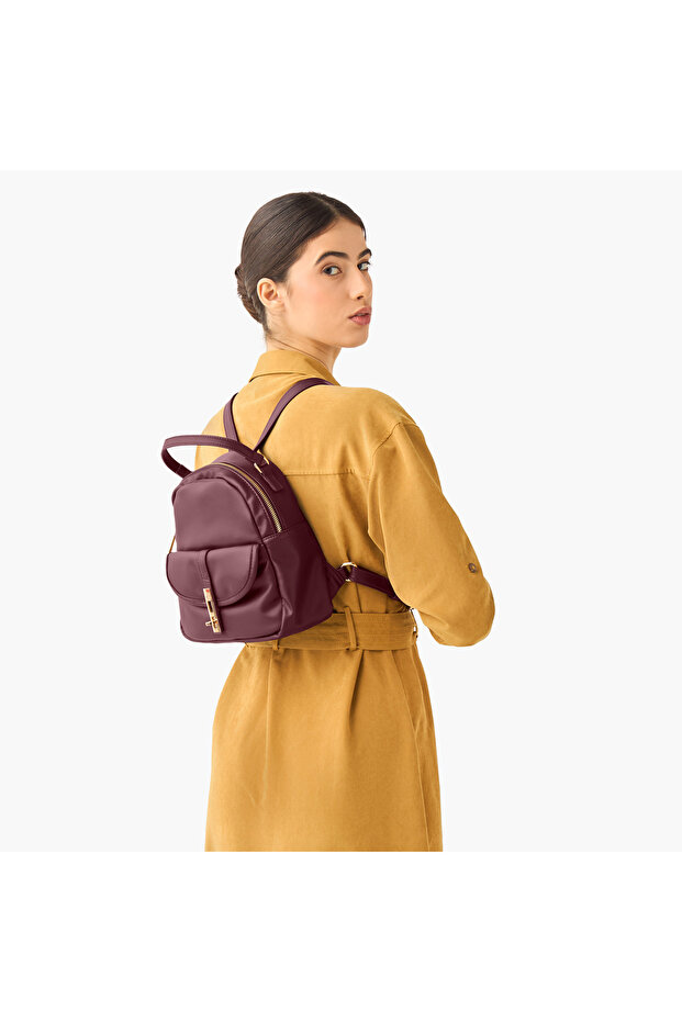 حقيبة ظهر صلبة مع أشرطة قابلة للتعديل - 2