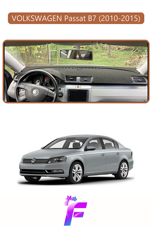 Volkswagen Passat B7 (2010-2015) Compatible Torpedo Cover | Anti-Reflection | Quick Assembly | K94.