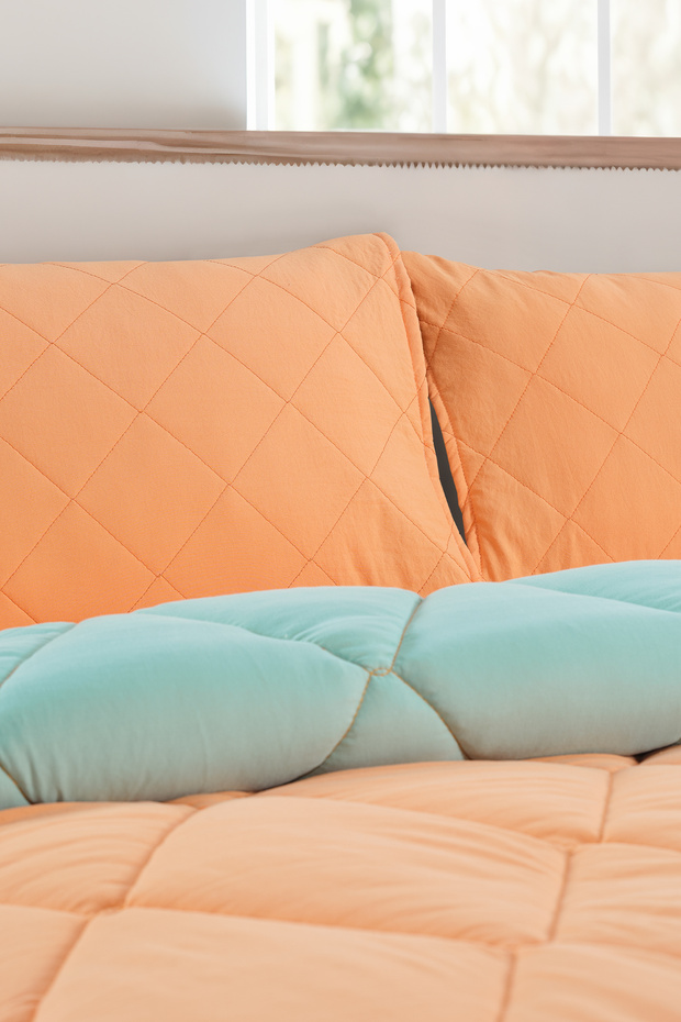 Colour Up Uyku Seti Tek Turuncu - 5