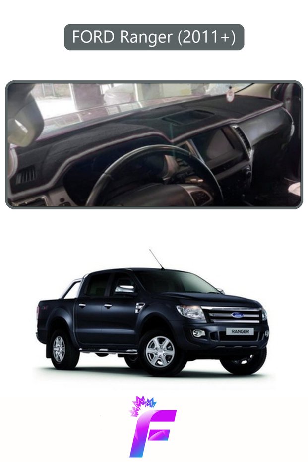 Ford Ranger (2011-2019) Compatible Glove Box Cover |   Anti-Reflection |   Easy Assembly |   Full Protection |   F32