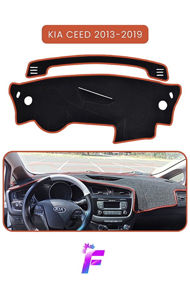Kia Ceed (2013-2019) Glove Box Cover | Protects from the Sun, Heat, Cracking | Auto Accessories | Tc88