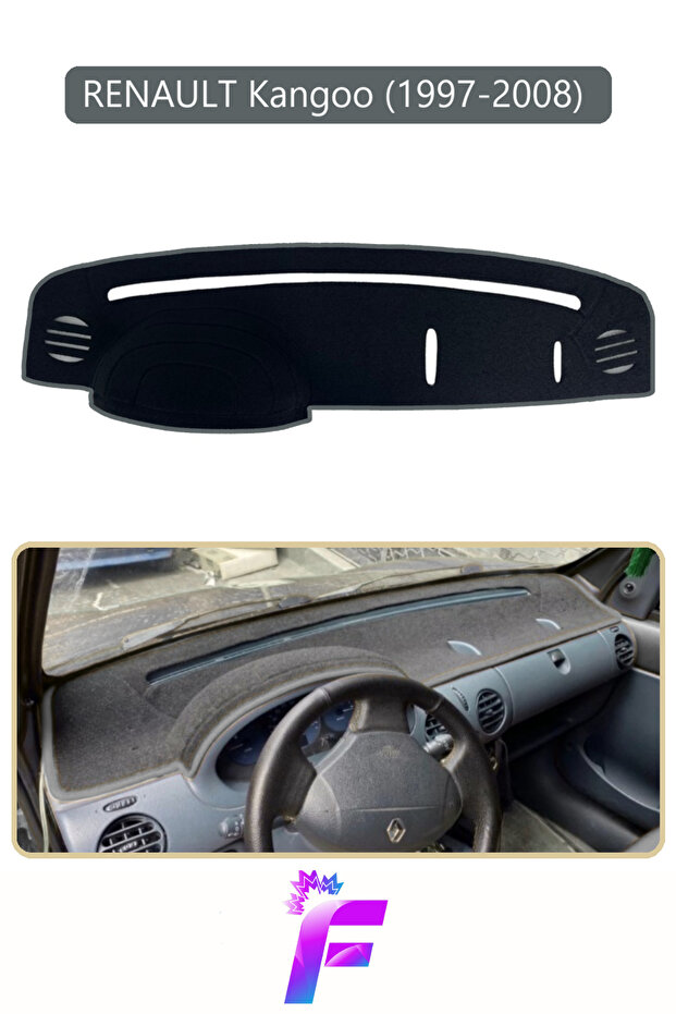 Renault Kangoo (1997-2008) Compatible Torpedo Cover | Anti-Reflection | Full Protection | Quick Assembly | J80
