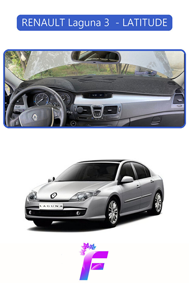 Renault Latitude Compatible Torpedo Cover |   Anti-Reflection |   Full Protection |   Quick and Easy Assembly |   J95