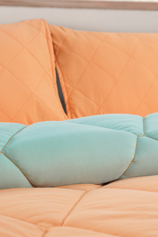 Colour Up Uyku Seti Tek Turuncu - 6