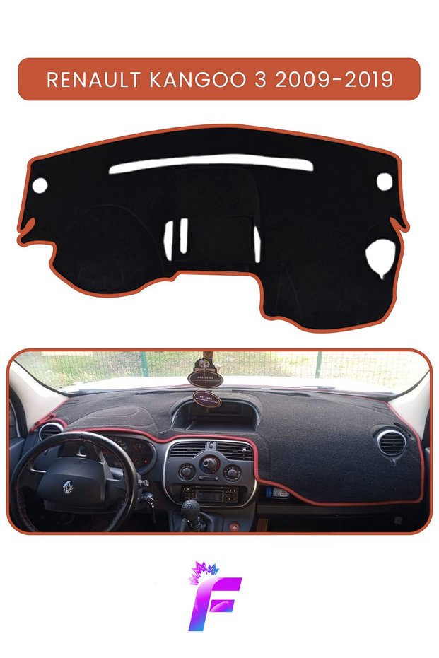 Renault Kangoo 3 (2009-2019) Torpedo Cover | Protects from the Sun | Easy Assembly | Full Fit | Non-Slip | A40