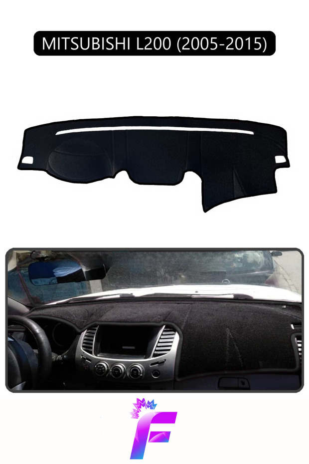 Mitsubishi L200 (2005-2015) Vehicle-Specific Glove Box Cover | Easy Assembly | Protects from the Sun | Protection | H36