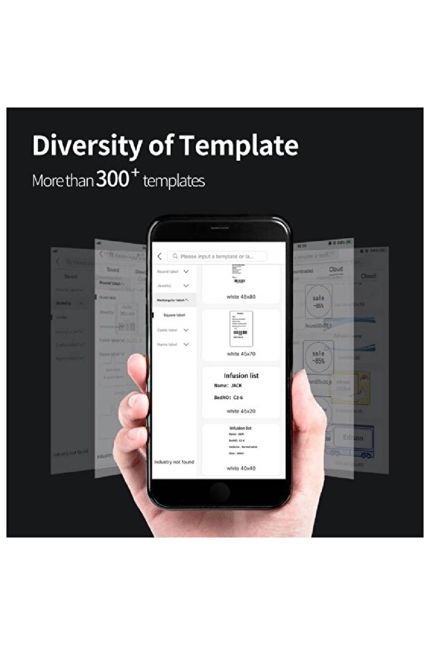M110 Portable Bluetooth Thermal Label Printer - 4