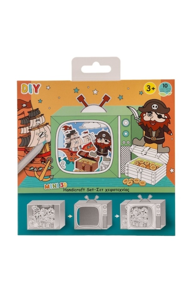 Mini set creativ de comori pirate 3D