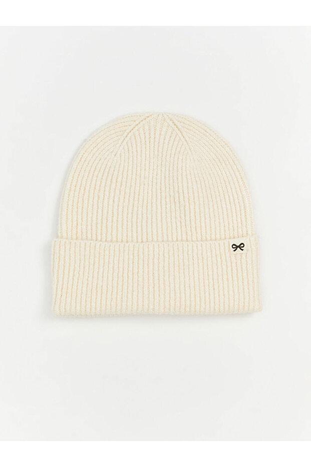 Esvab • Modern & Distinctive Bowknot Embroidered Women's Knitwear Beanie