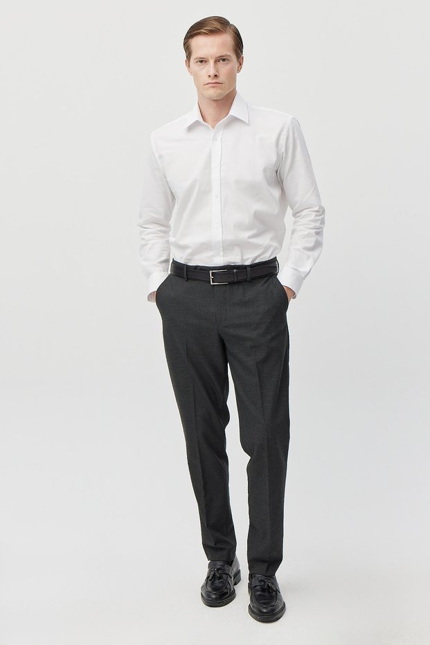 Men's classic fabric pants