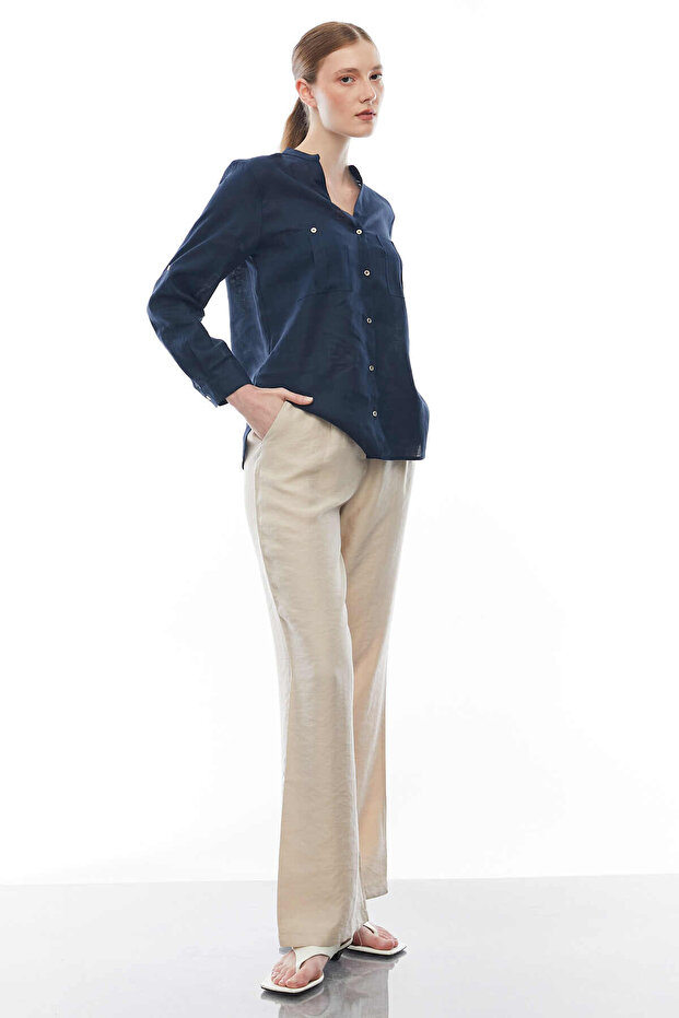 Lan Hlače sa elastičnim strukom - 2