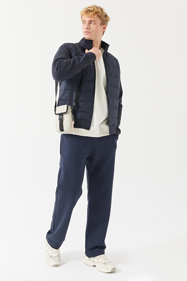 Men's Zippered Slim Coat