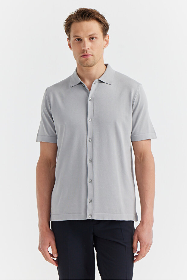 Erkek Triko Gömlek - 2