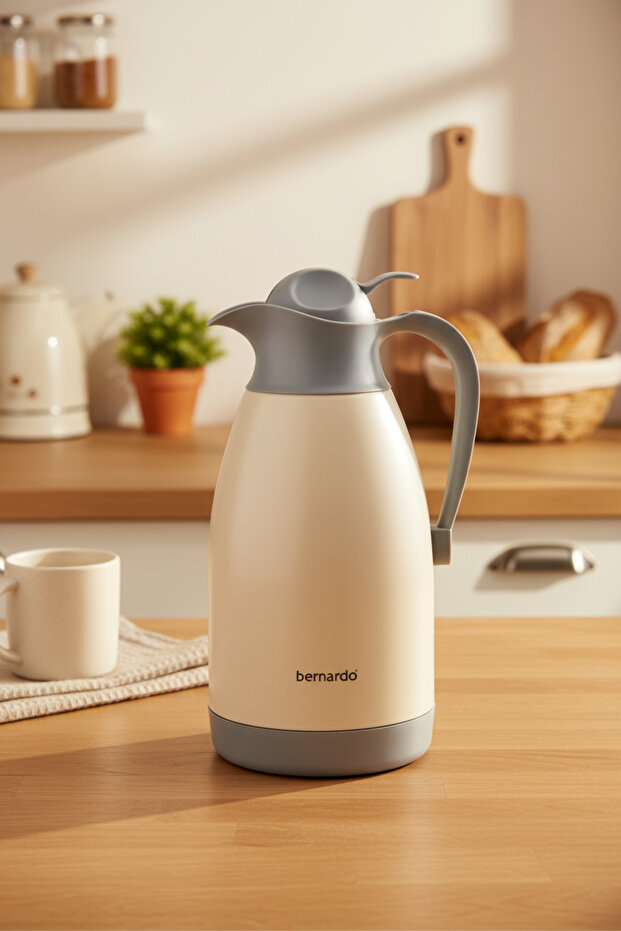 Grandio Çelik Termos Krem 2 Litre - 3