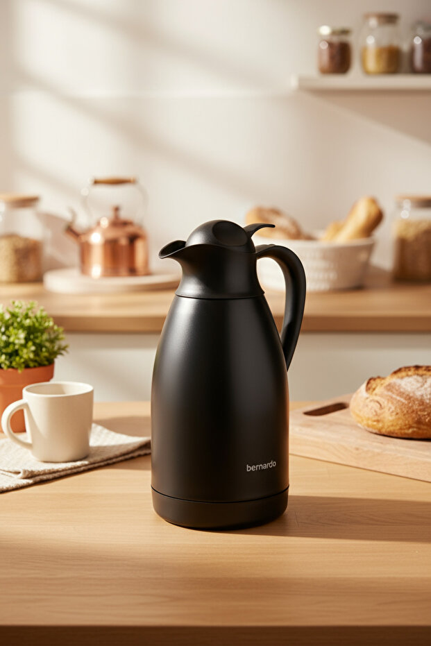 Grandio Çelik Termos Siyah 2 Litre - 3