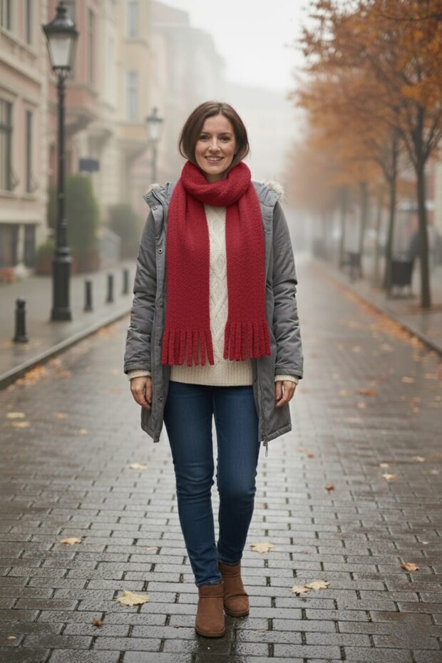 Eșarfă de pluș - 1