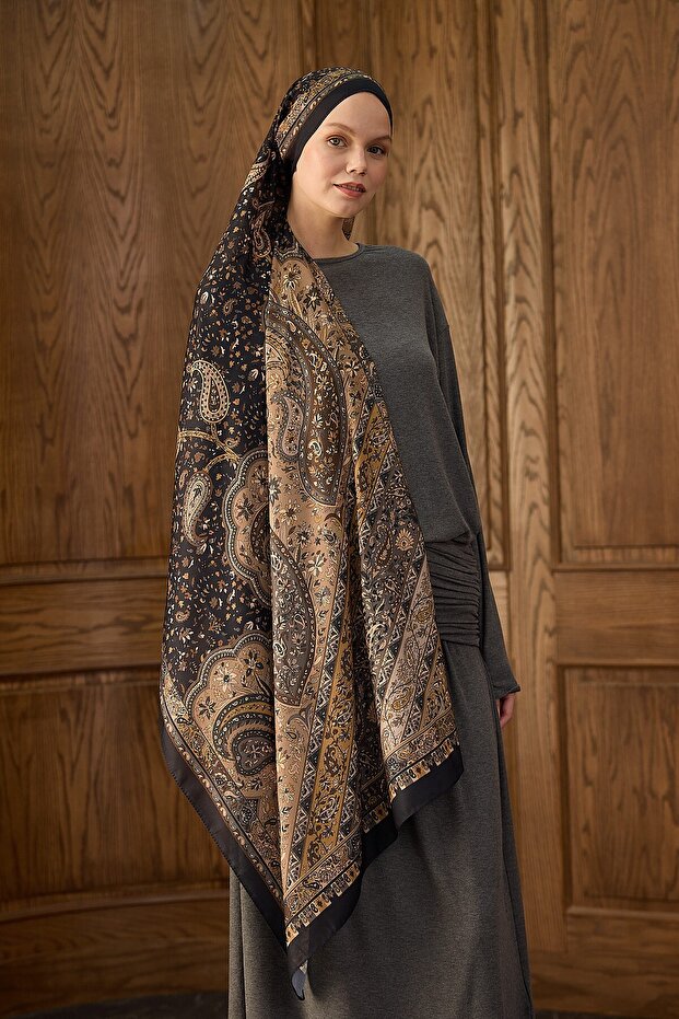 Winter Bloom Soft Şal - 6