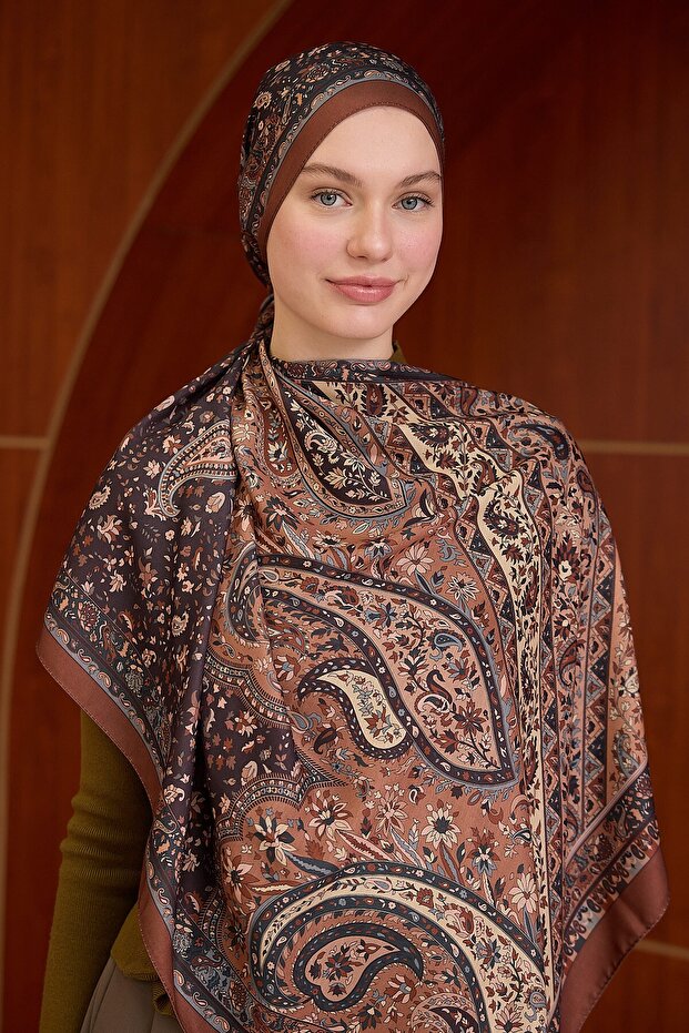 Winter Bloom Soft Şal - 2