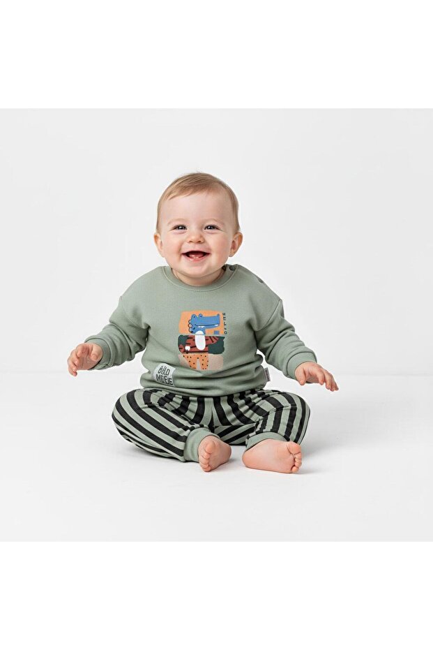 Striped Baby Boy Suit