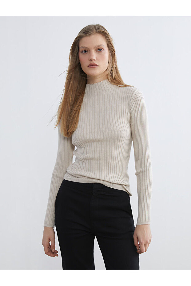 Half Turtleneck Women's Knitwear Sweater