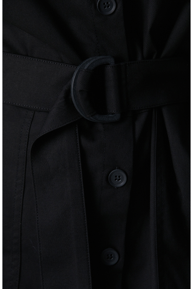 Siyah Diz Boy Elbise - 6