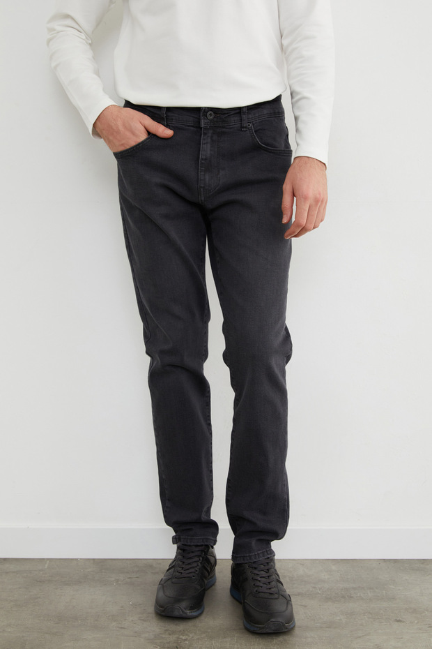 Regular Fit Normal Bel Jean - 5