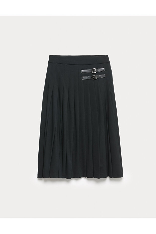 Yırtmaçlı Maxi Etek - 2