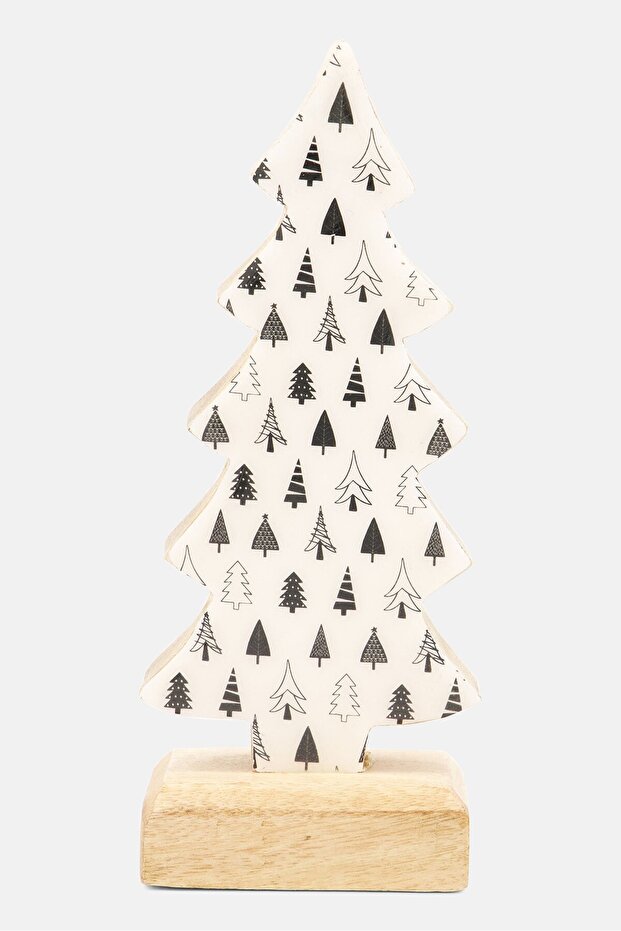 Wooden Decorative Tree, Beige