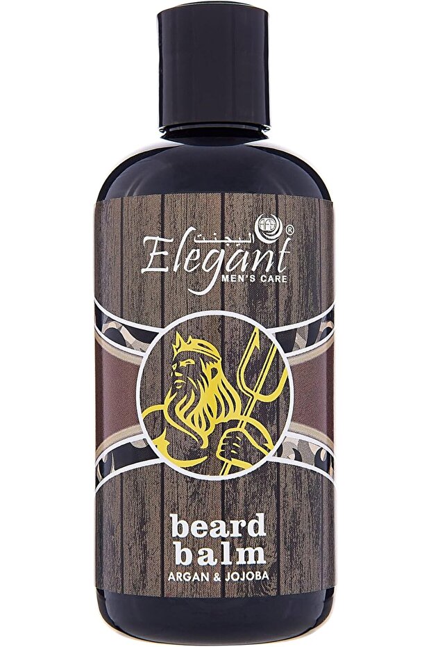 Elegant Beard Balm with Argan and Jojoba – 250ML – For shiny and shaped beards - Deep conditioning