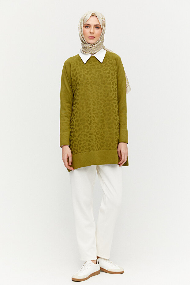 Rahat Kesim Örme Pantolon - 1