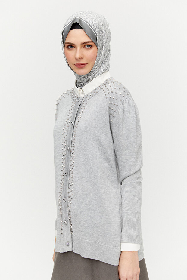 İncili Triko Hırka - 3