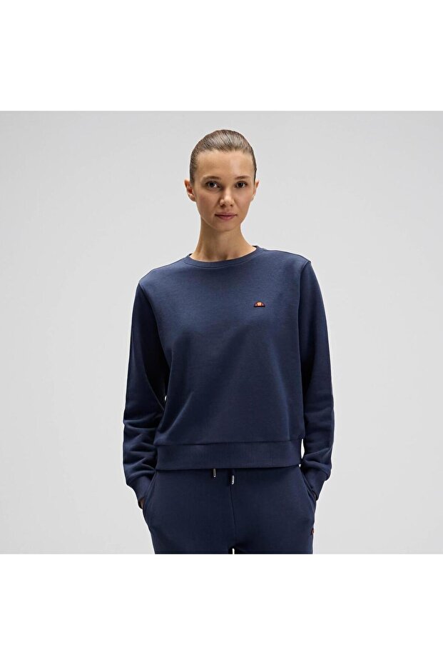 Ef553-Nv Women's Sweatshirt - Navy Blue