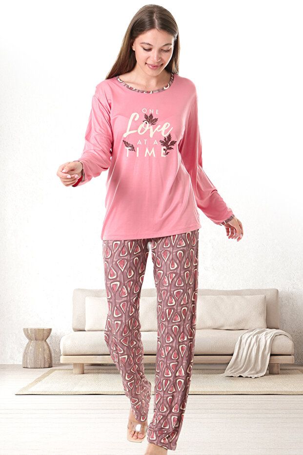 Viscose Long Sleeve Women's Pajama Set