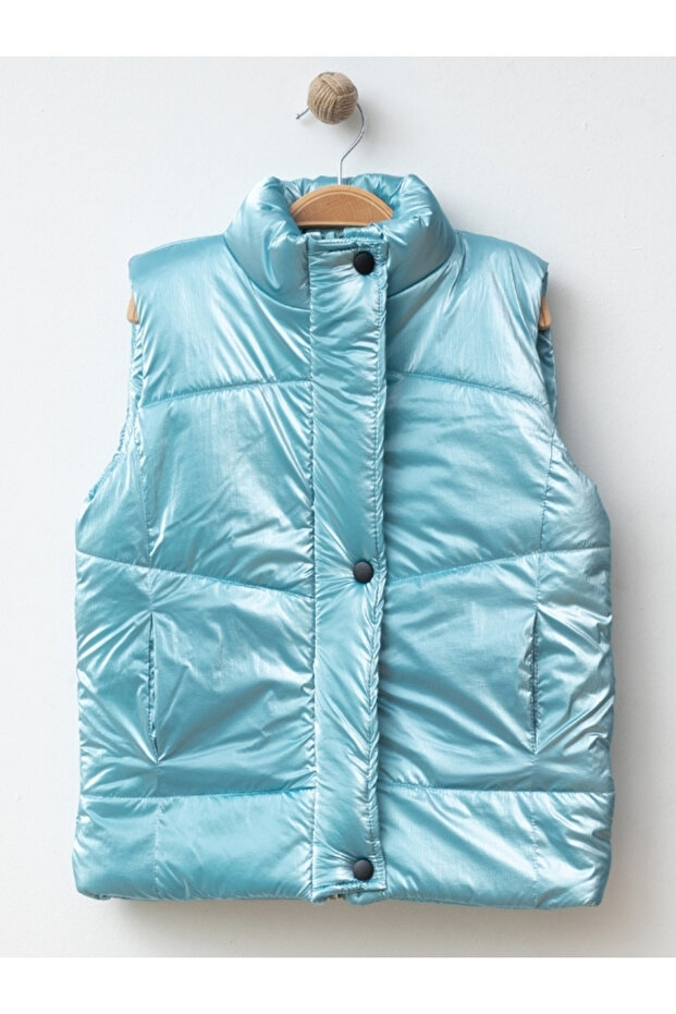 Basic Dik Yaka Kolsuz Şişme Yelek - 2