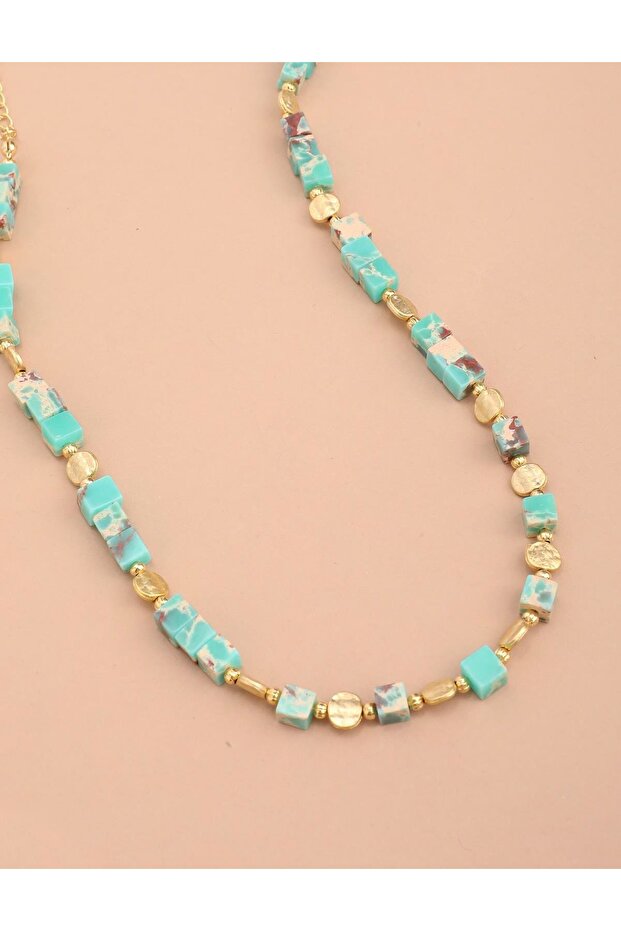 Doma Yeşil Kadın Kolye - 1