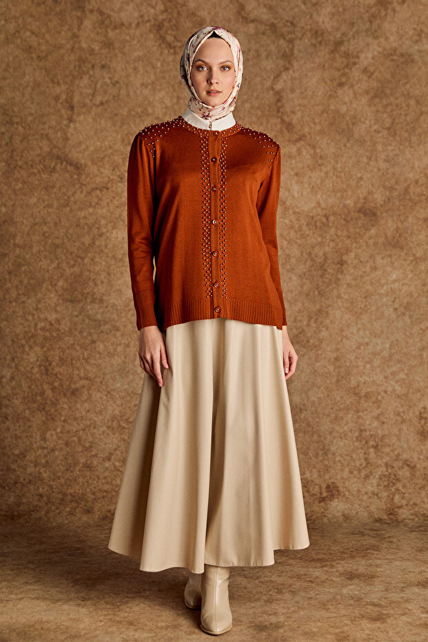 İncili Triko Hırka - 2