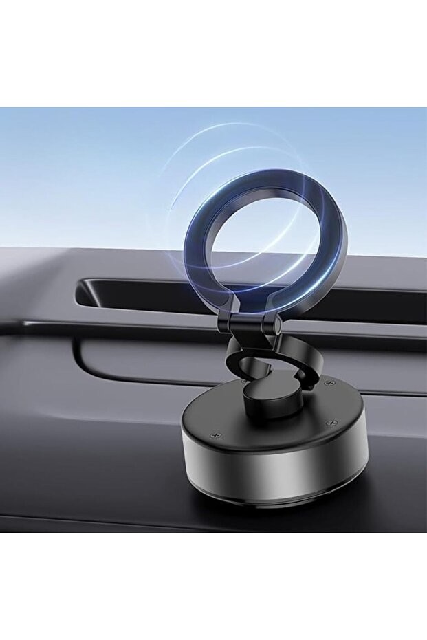 Magnetic Car Device Holder 360° Adjustable Dashboard Mount (AF11 - Silver)